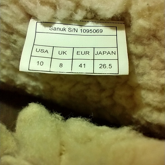 Sanuk Wool Blend Nice Bootah Ojai Boots Women's sz 10. - Picture 9 of 9